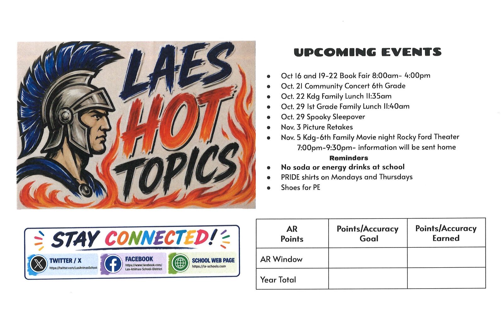LAES Hot Topics for 10/15