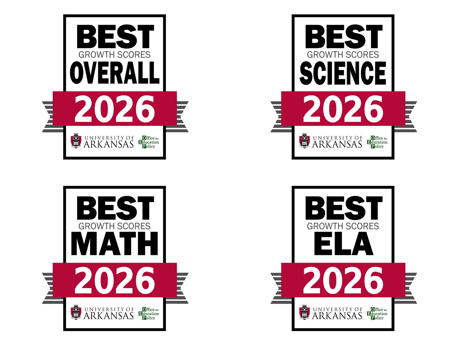 SNSD Schools Earn Eight University of Arkansas OEP Awards for Student Growth