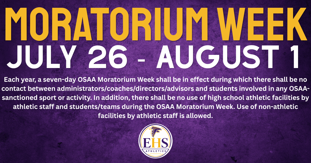 Athletics - Moratorium Week