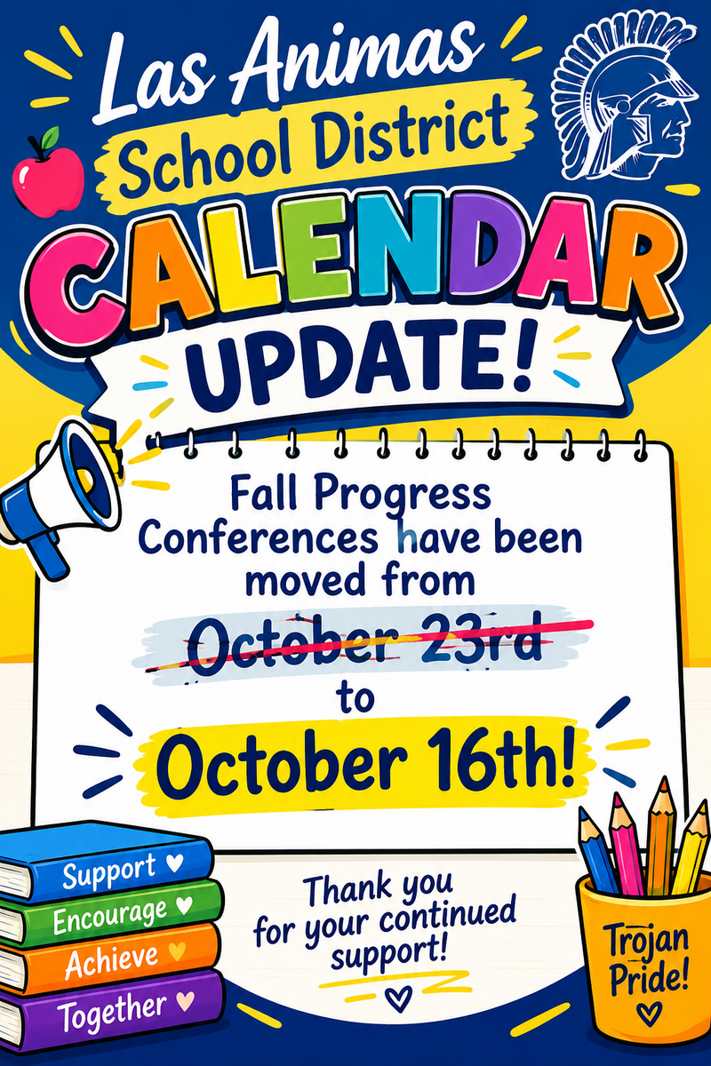 Fall Progress Conferences new date: 