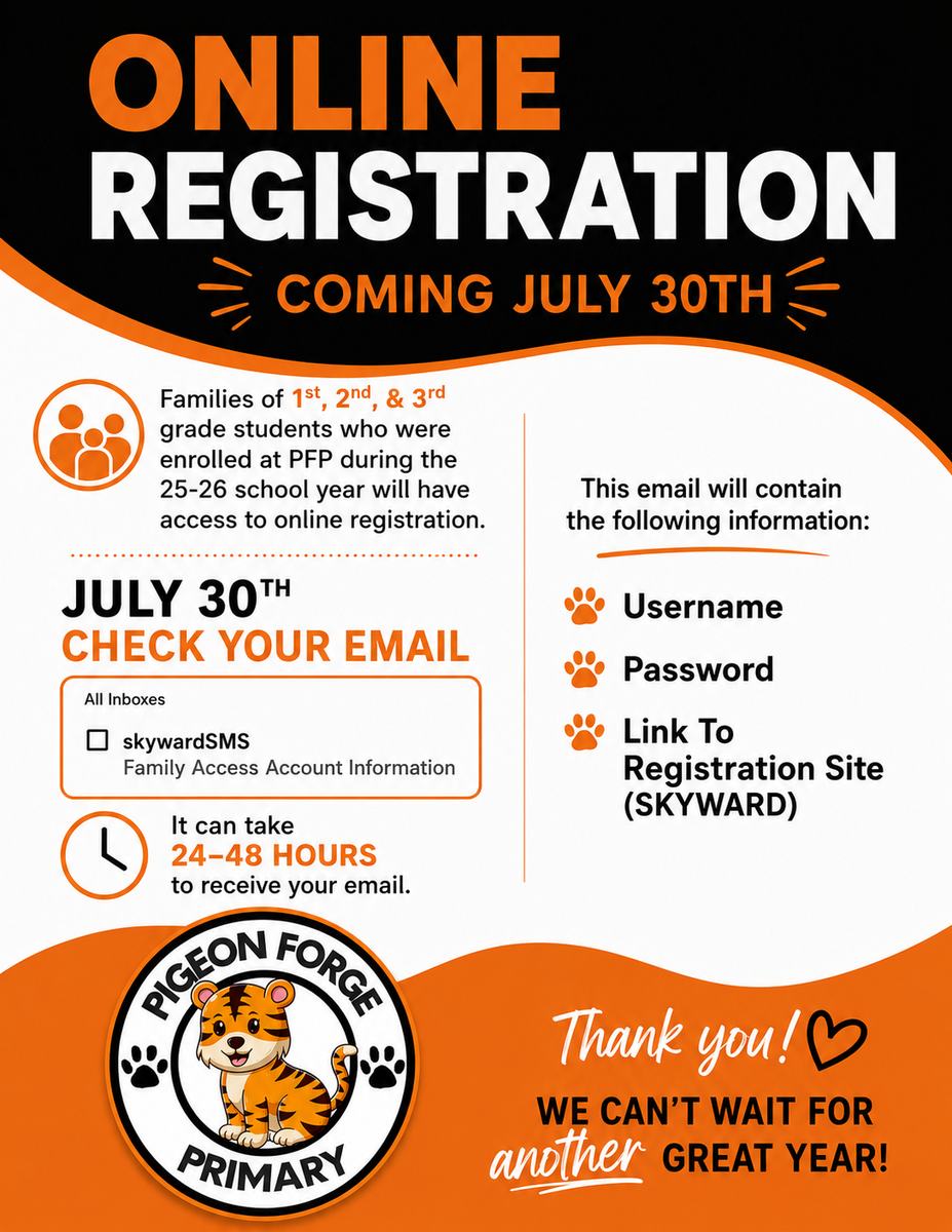 Online Registration Coming SOON!