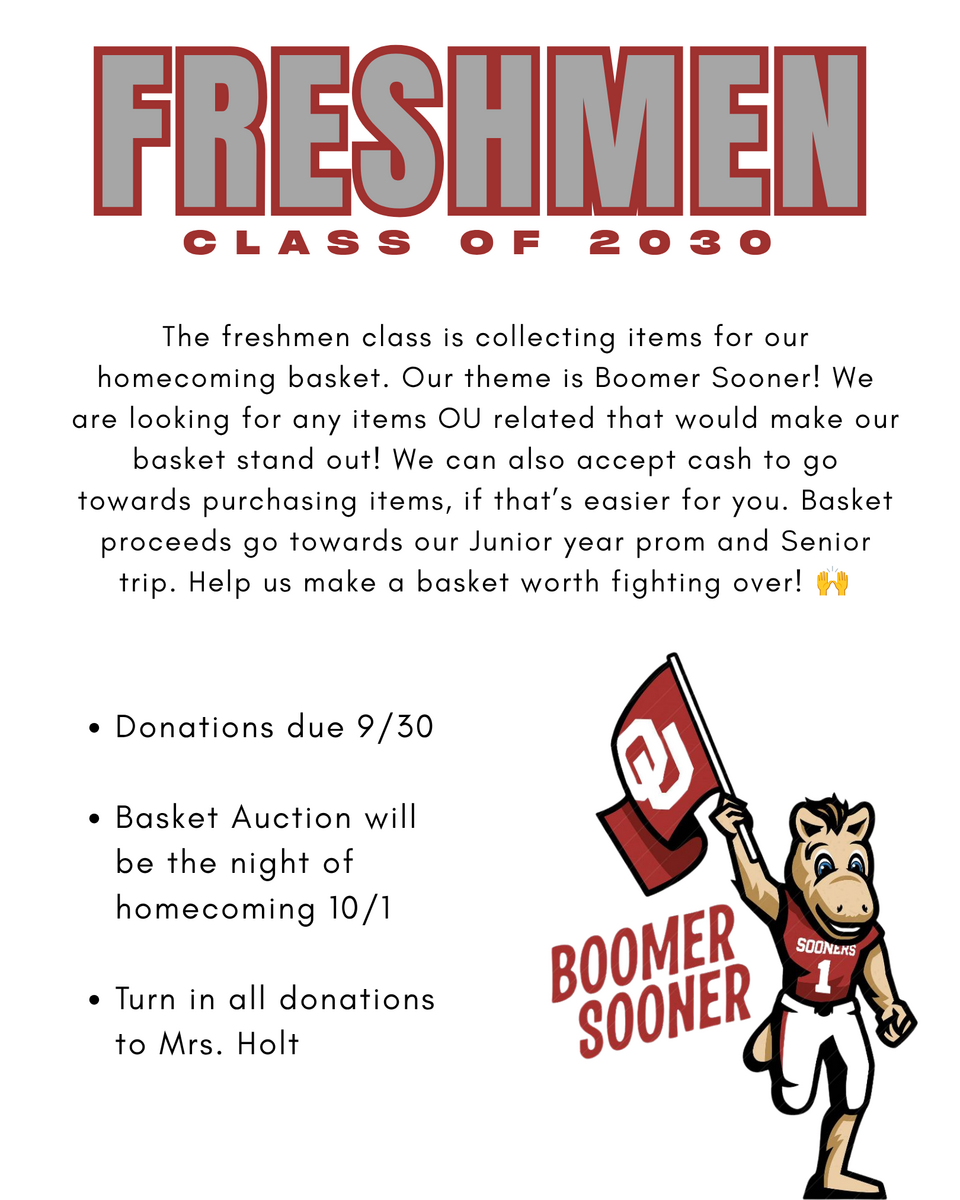 9th Grade Homecoming Basket