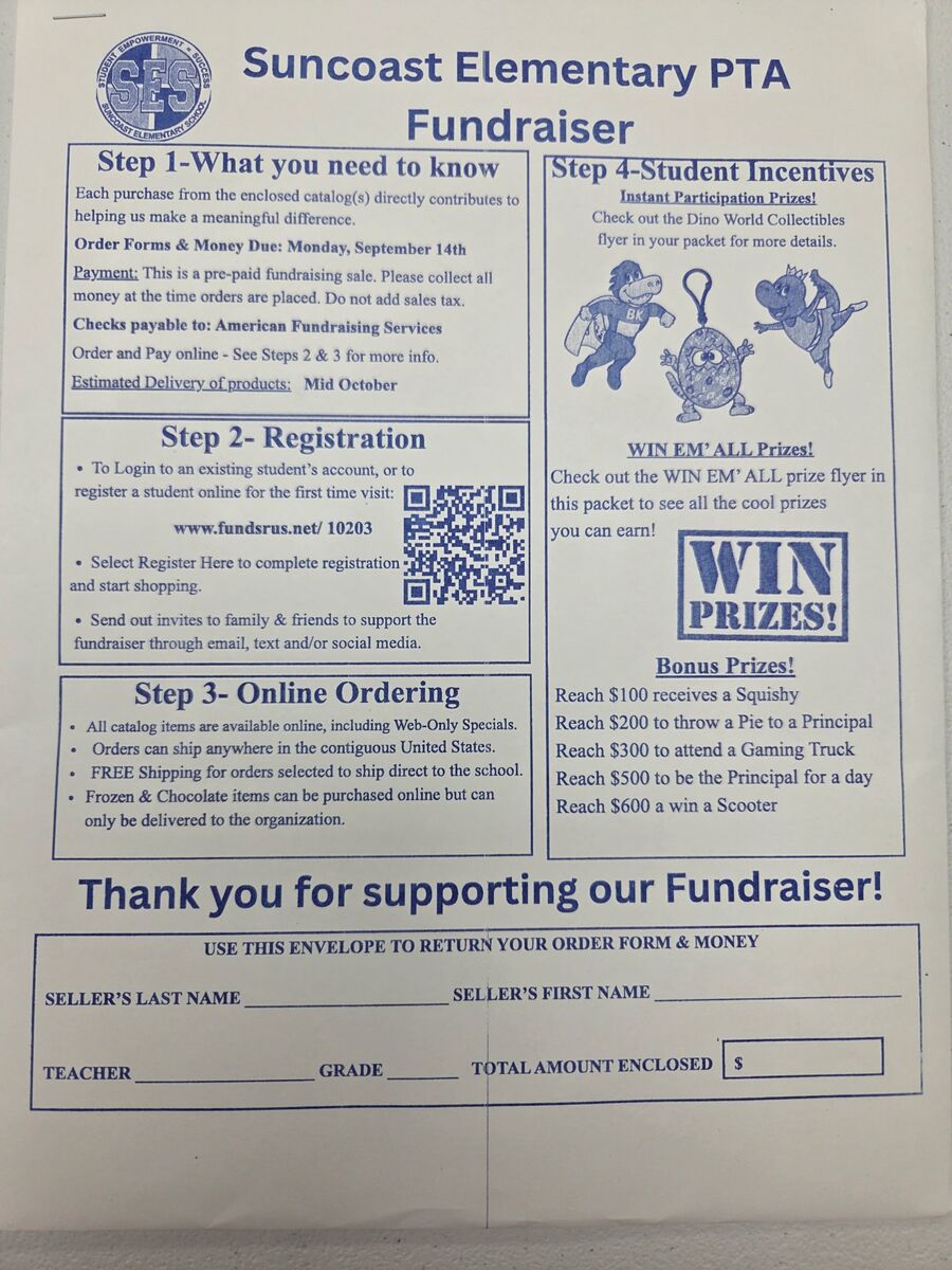 🌟 SUNCOAST PTA UPDATE! 🌟