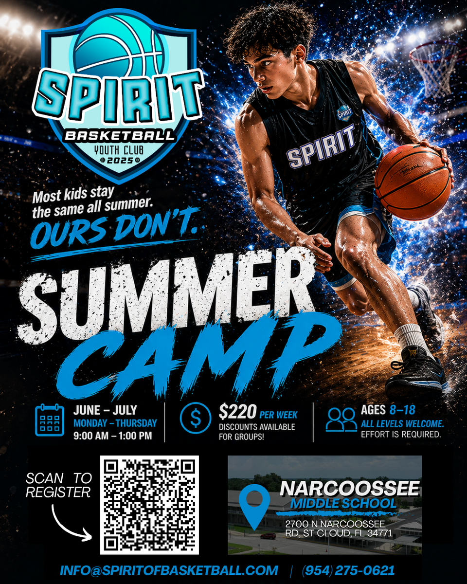 Spirit Basketball Summer Camp at Narcoossee Middle School