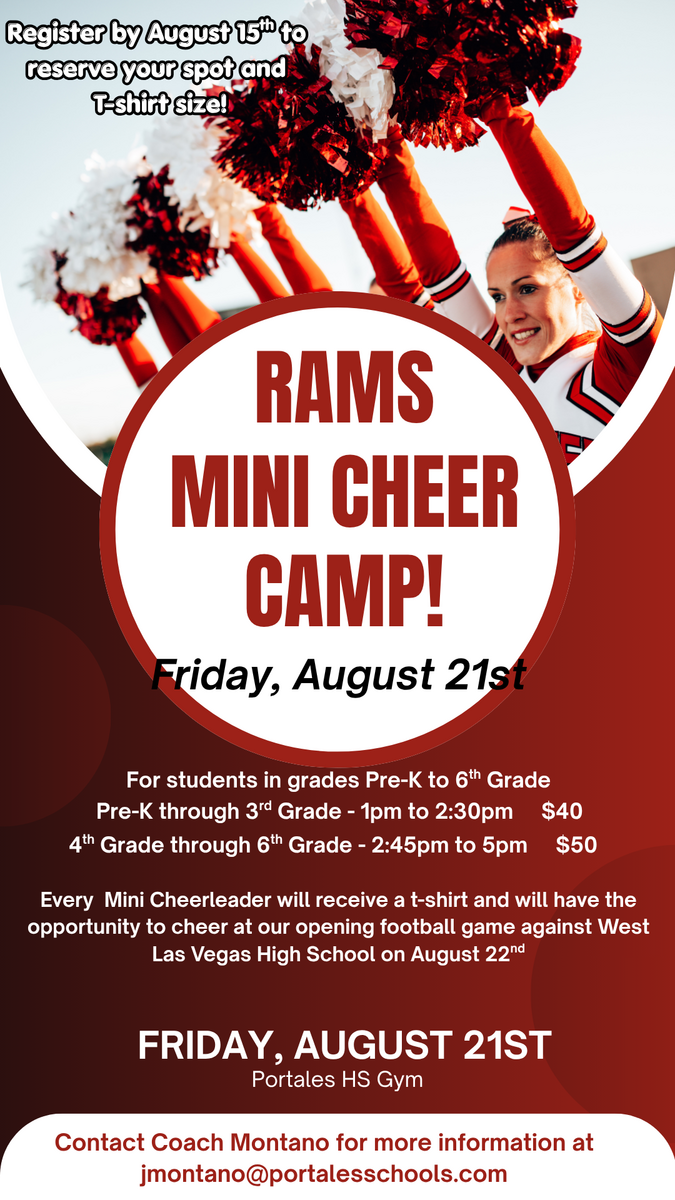 Ram Mini Cheer Camp!