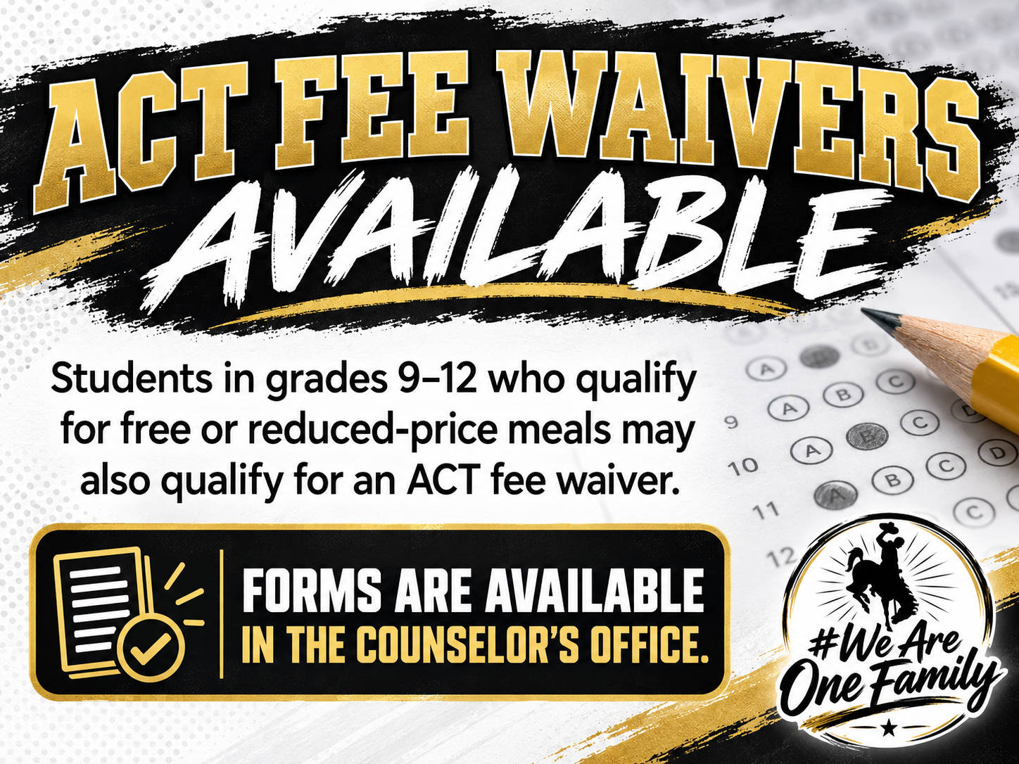 ACT Waivers Available!