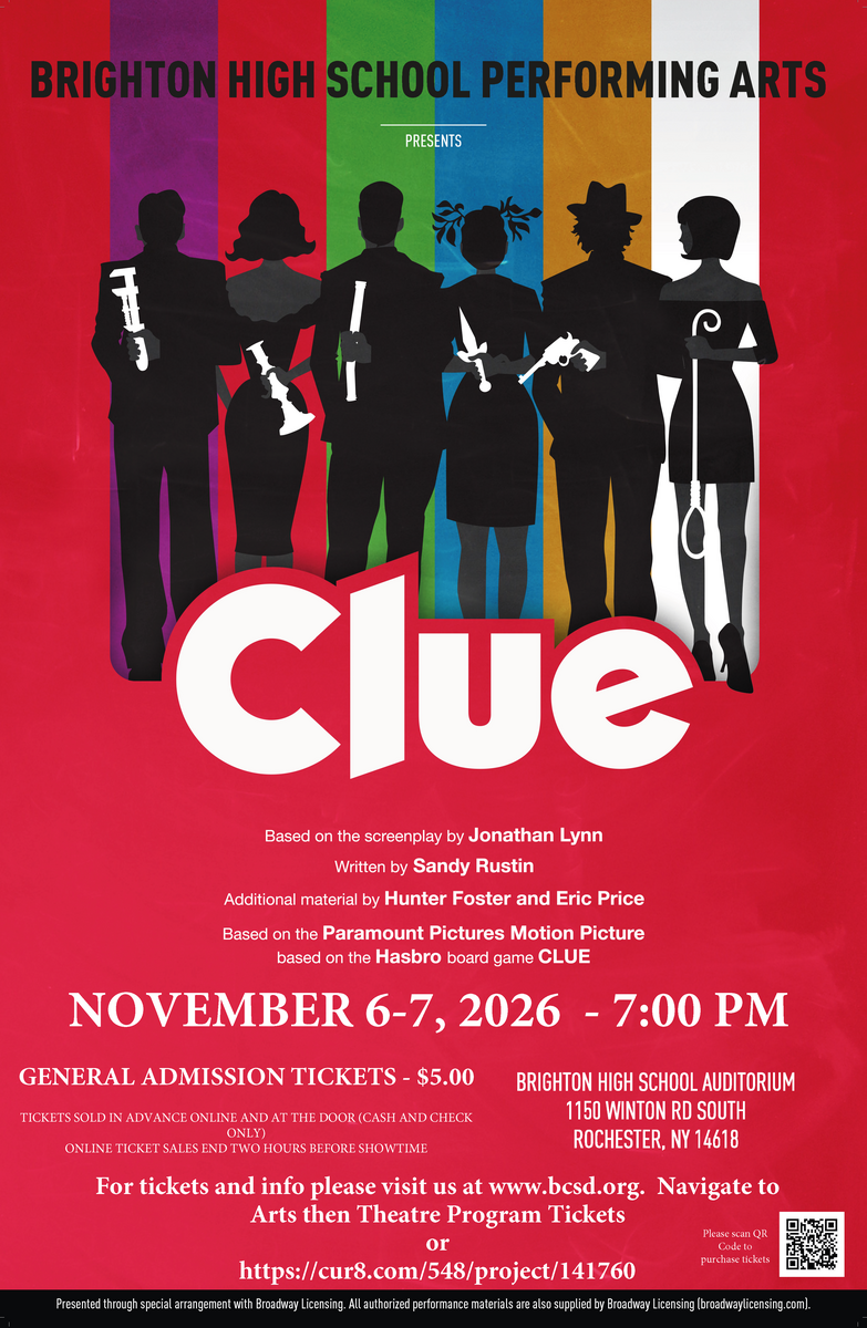 BHS Presents “Clue” Nov. 6-7