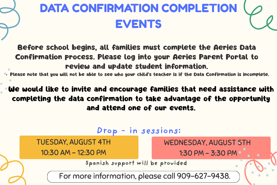 Do You Need Help with Aeries Data Confirmation?