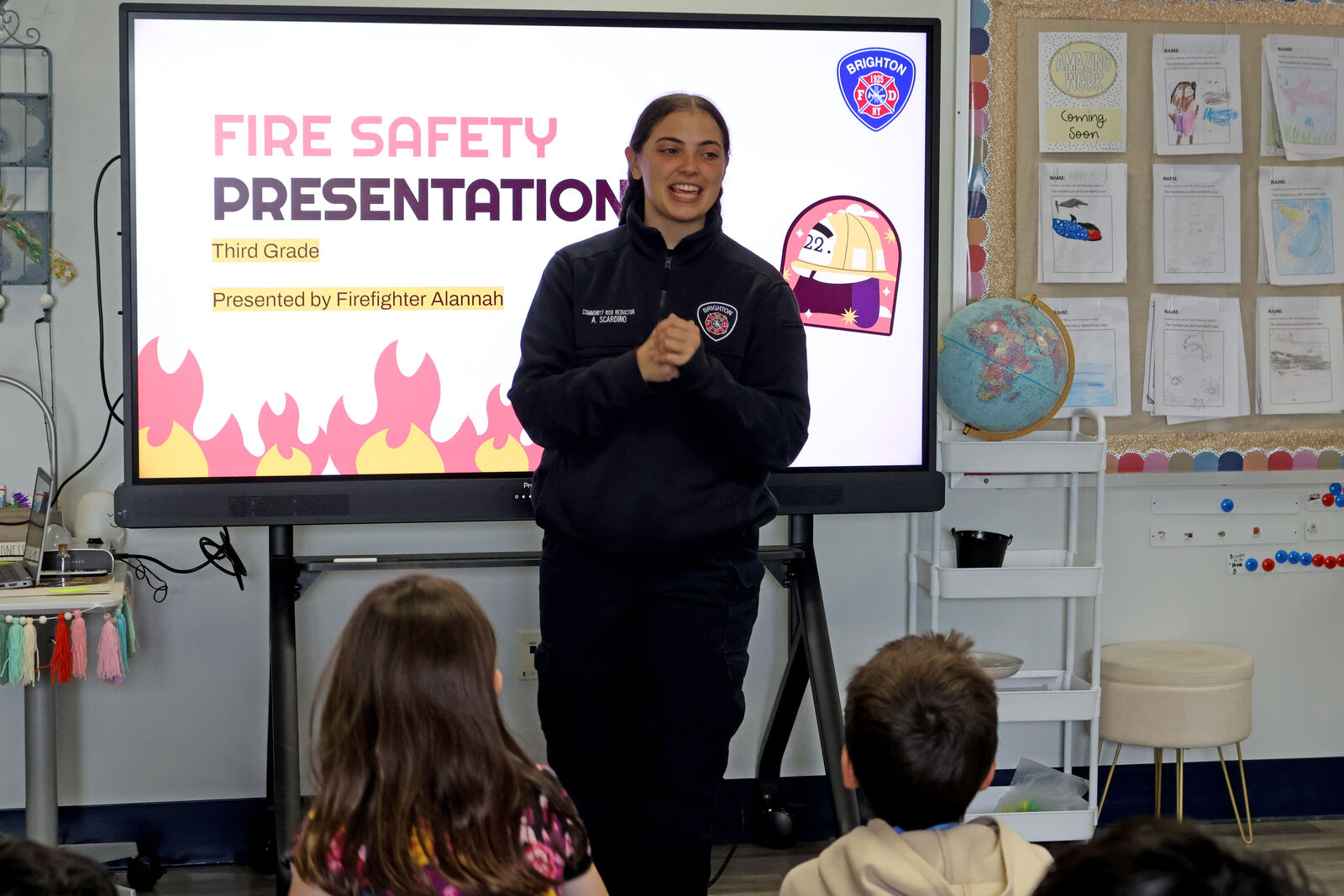 Fire Prevention Month Brings Safety Lessons to French Road