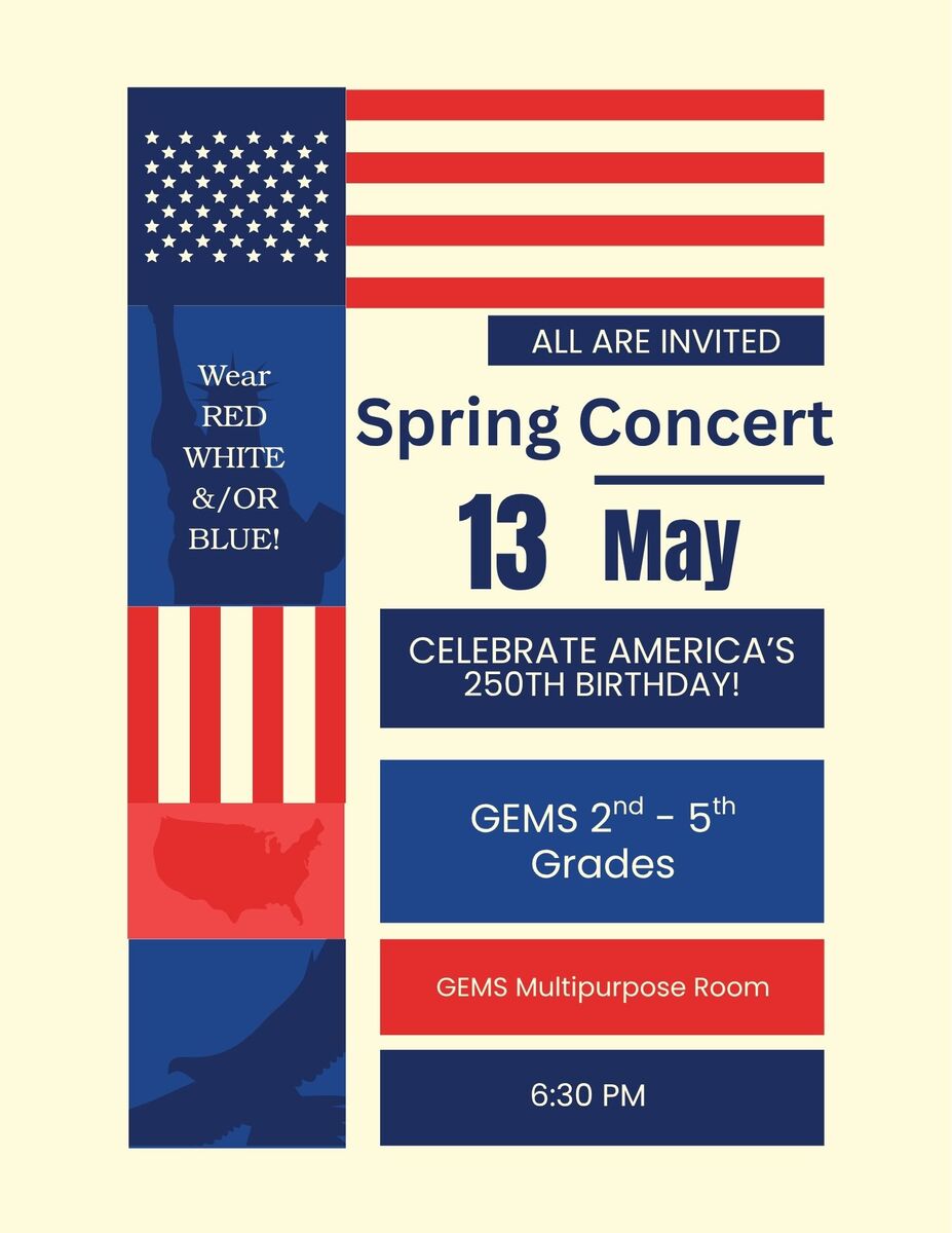2nd - 5th Spring Concert
