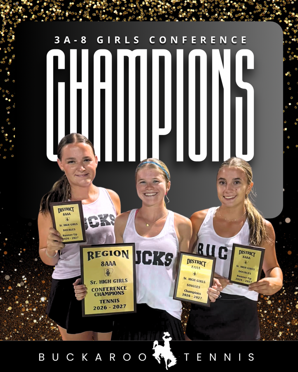 Lady Bucks Tennis Wins 3A-8 Girls Conference Championship