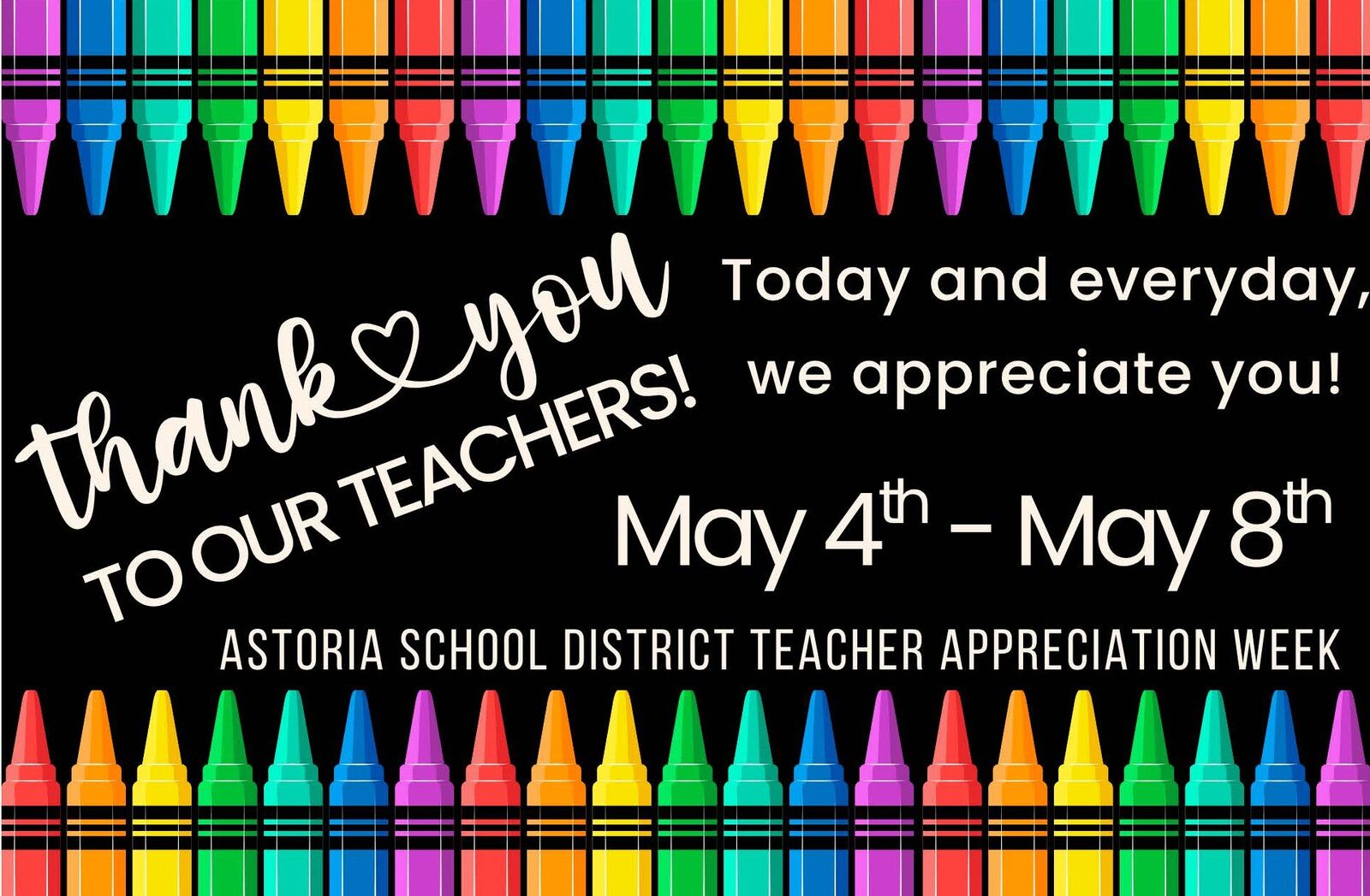 Certified Staff Appreciation, May 4-8, 2026