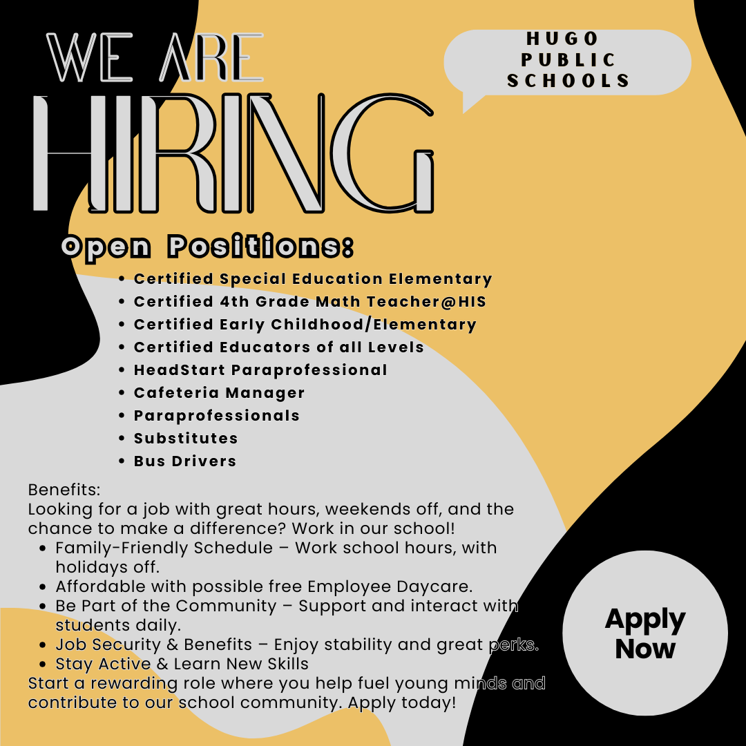 Updated We are Hiring! 6.2.2026