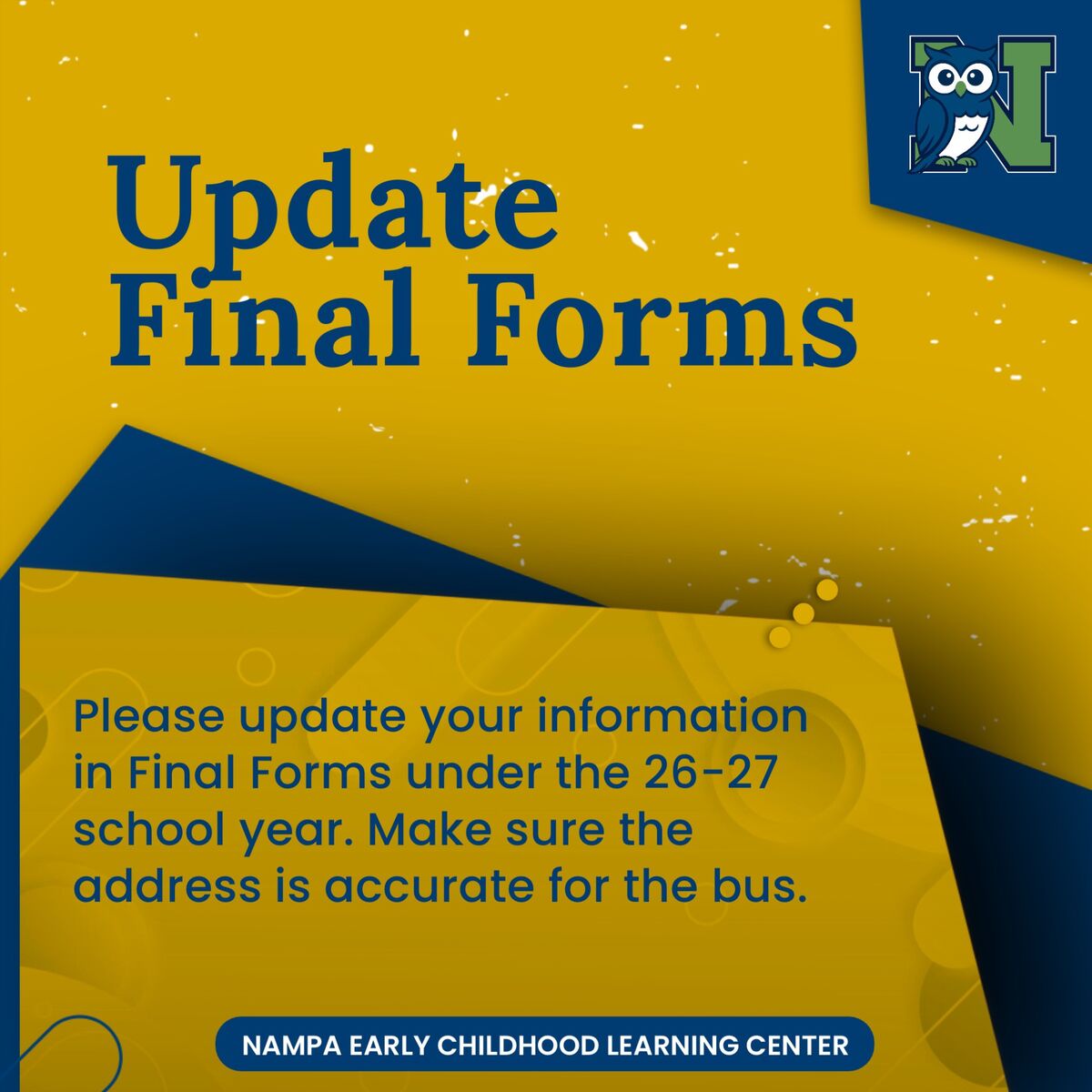Update Information 