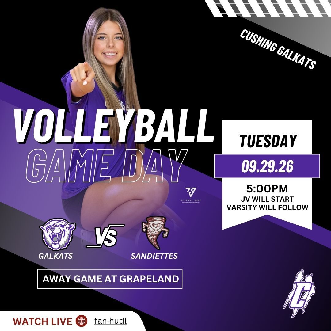 Away Volleyball Game Today @ Grapeland