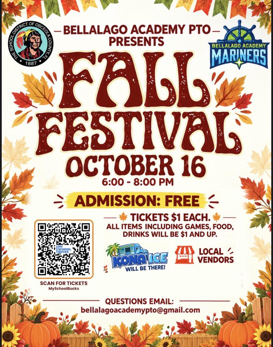 Fall Festival next Friday 