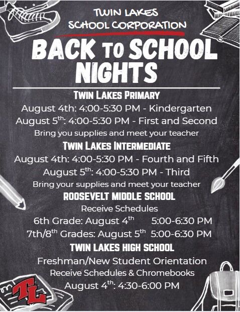 Revised Meet the Teacher Nights for Elementary Schools
