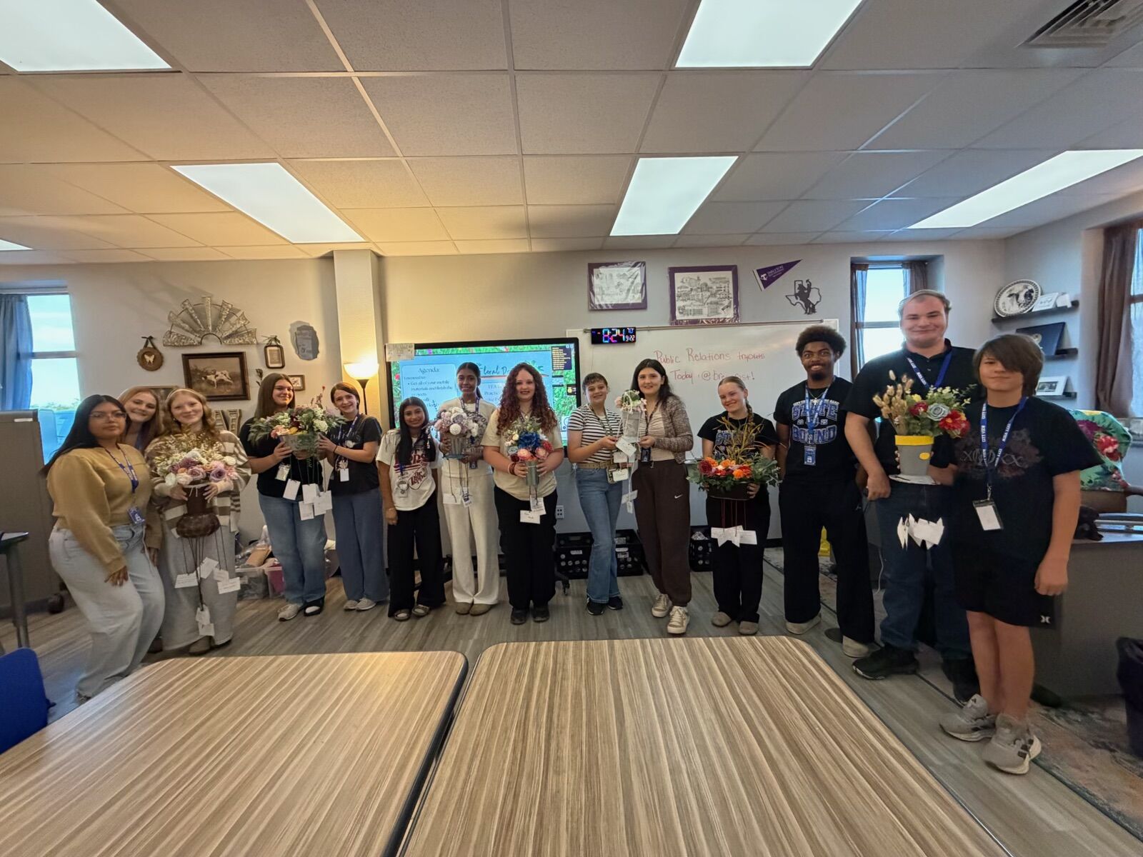 Floral history came to life in Floral Design! 🌿