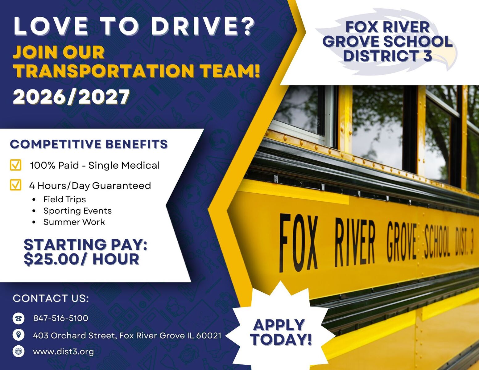 Bus Driver Needed