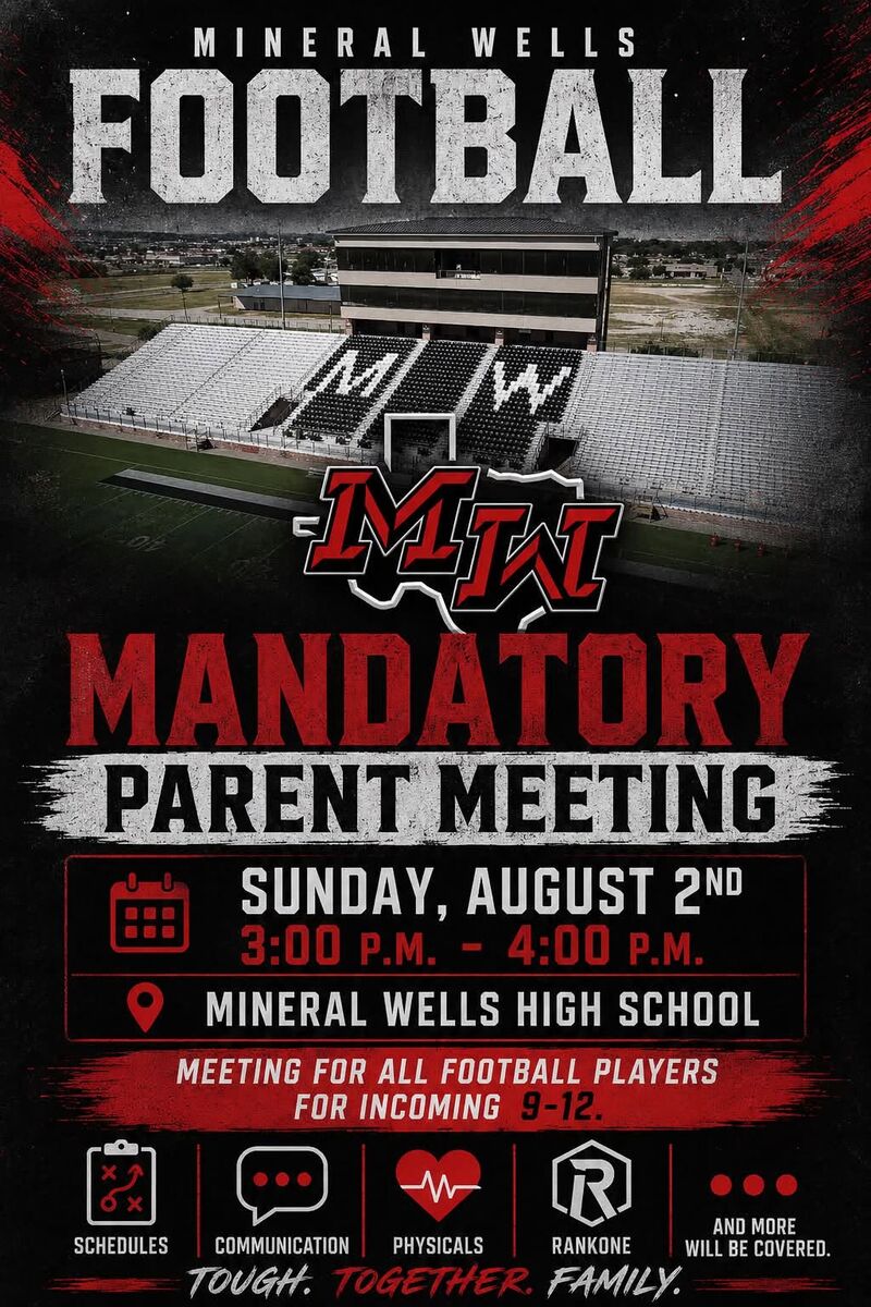 MWHS Football to Host Mandatory Parent Meeting for 2026 Season