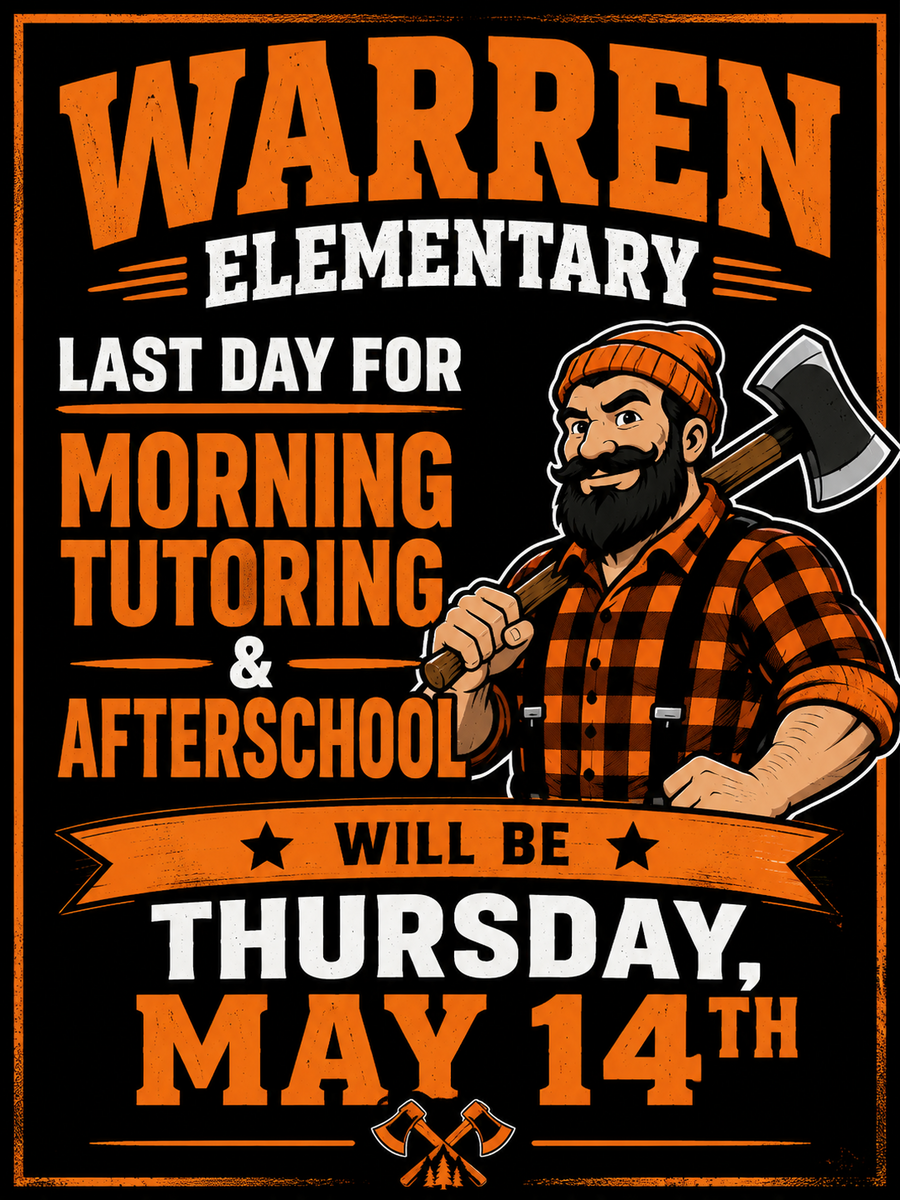 Last Day for Before and After-School 5/14