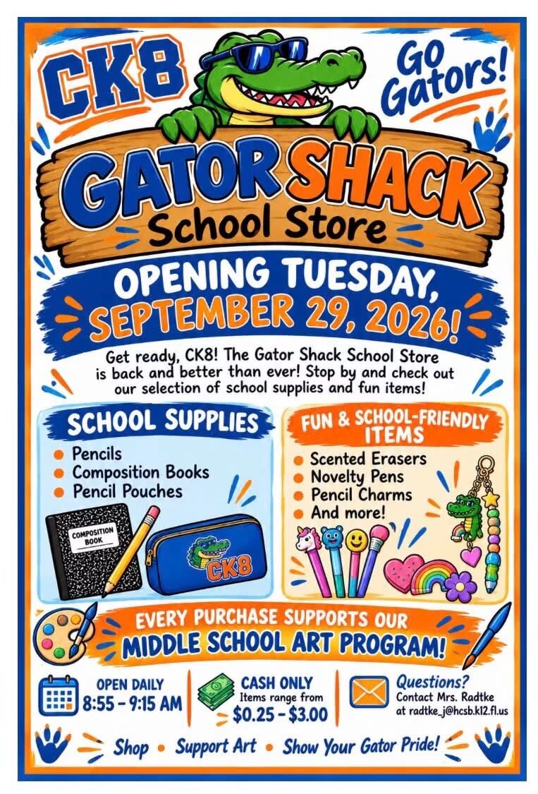 GATOR SHACK reopening!! 