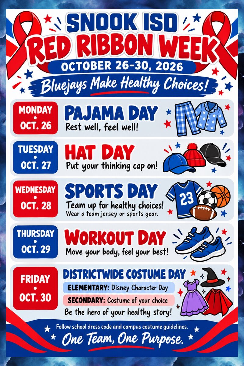 Next week is Red Ribbon Week 