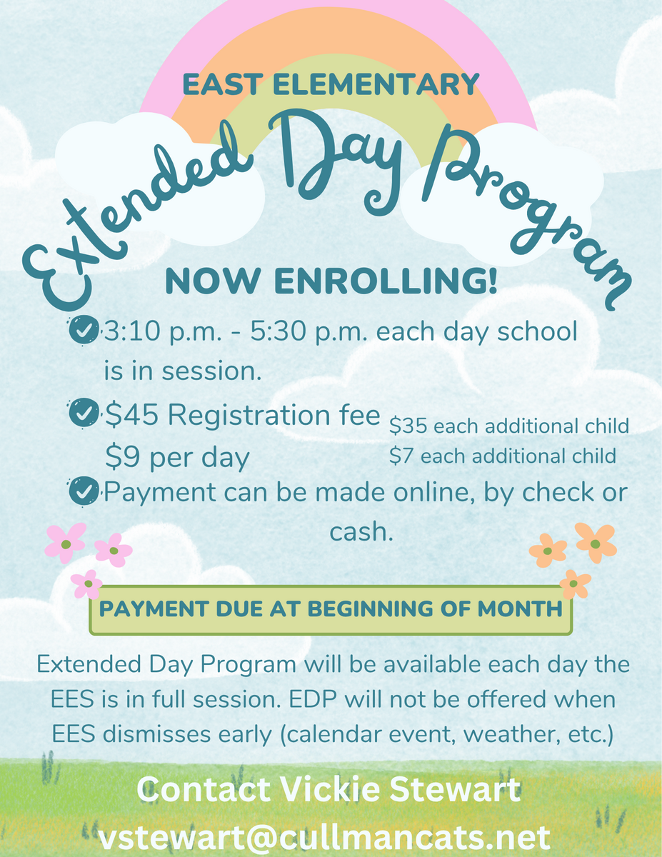 26-27 Extended Day Program (EDP) Registration 