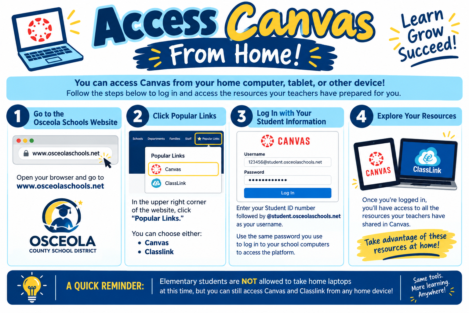 Accessing Canvas at Home