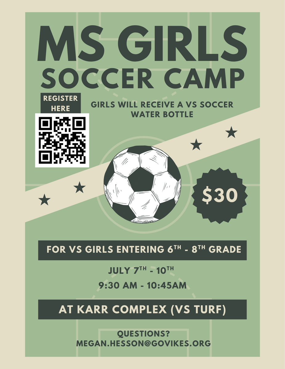 Middle School Girls Soccer Camp