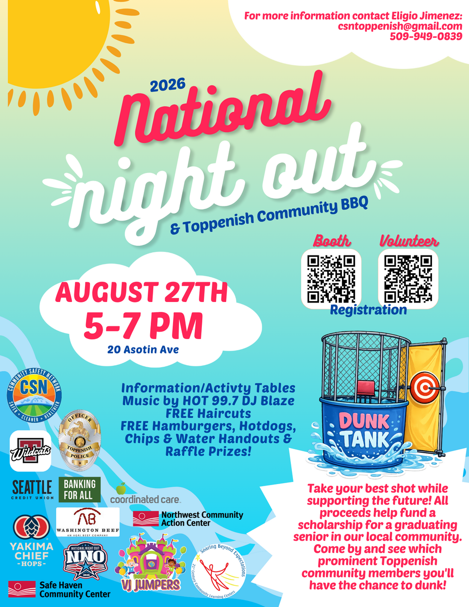 National Night Out is tomorrow! 