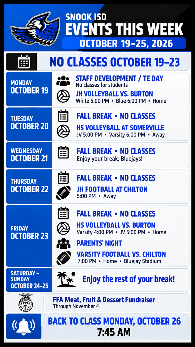 Events this week! 