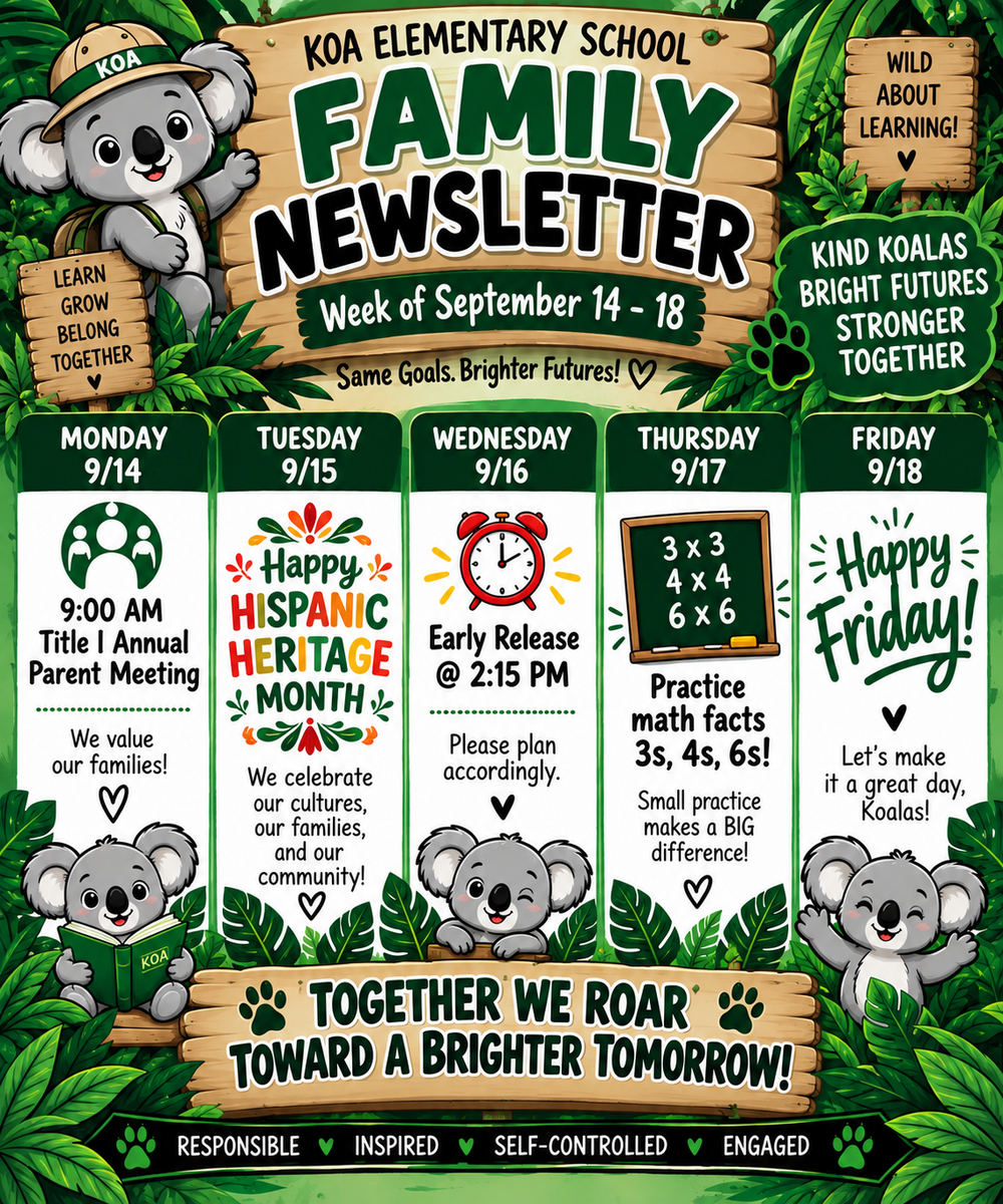 Week of 9/14 