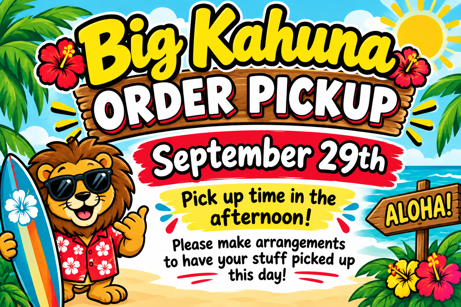 Big Kahuna Pick Up today!!!