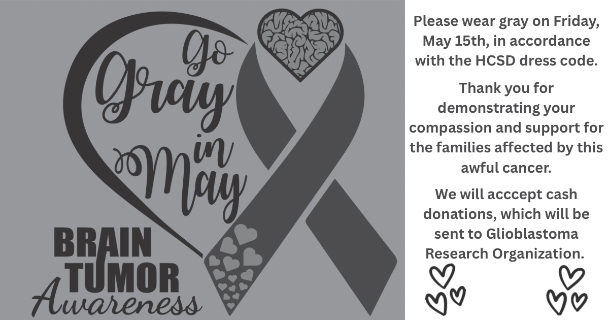 Wear Gray on May 15th 