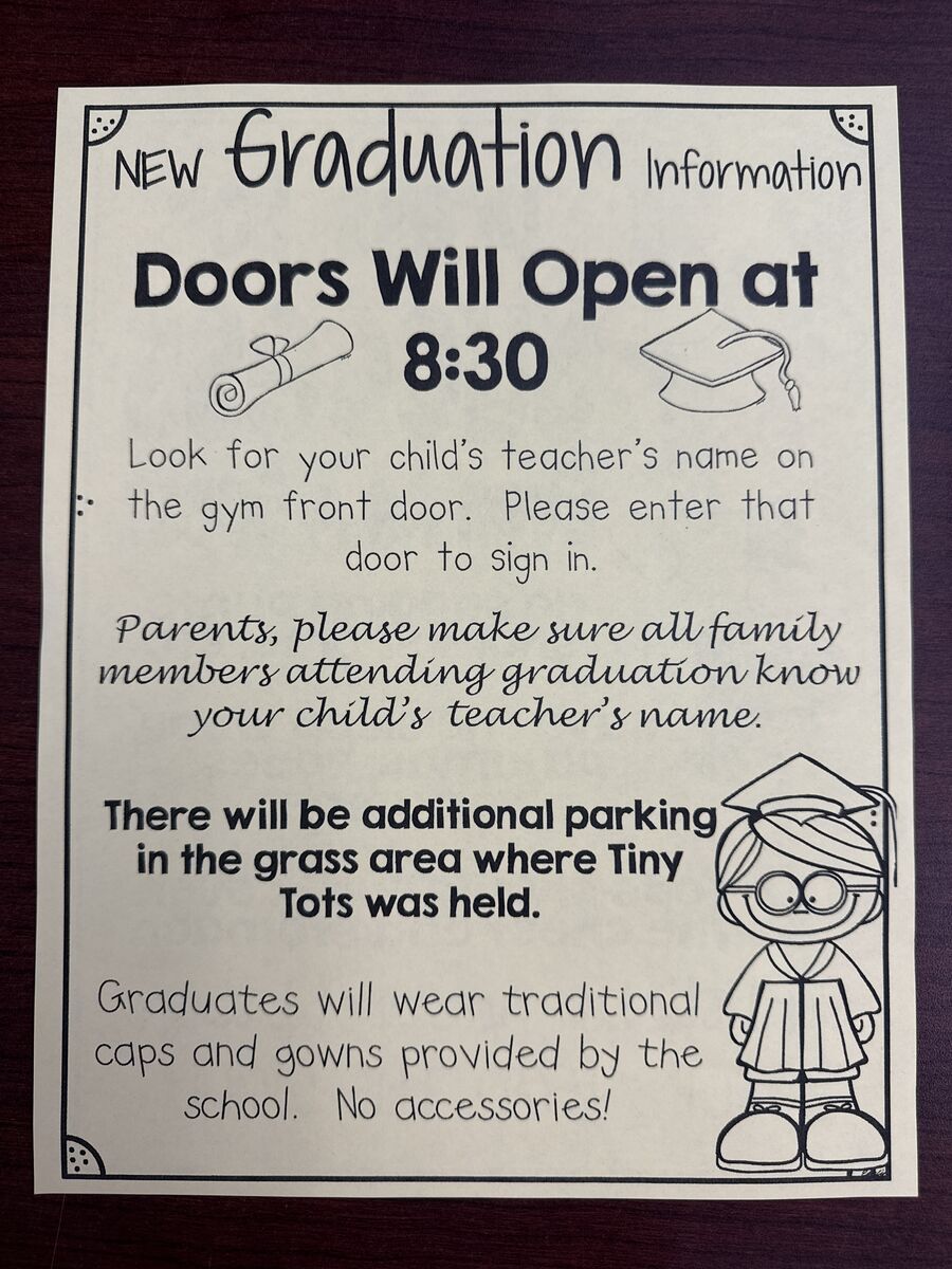 New Graduation Information