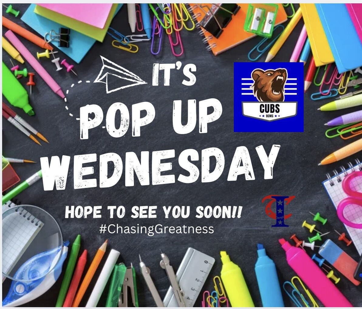 Pop Up Wednesday 