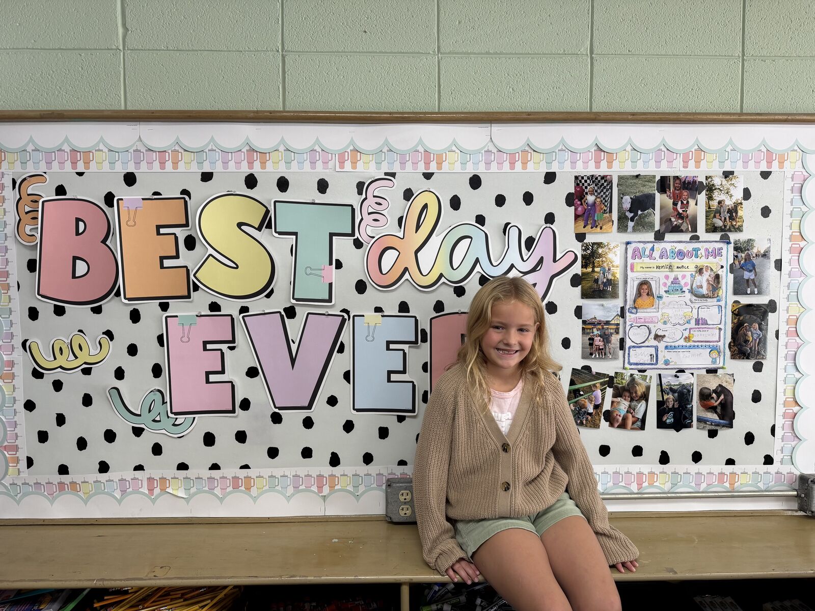 Shoutout to Kenlie for being Mrs. Liefer’s 2nd Grade Celebrity of the Week!