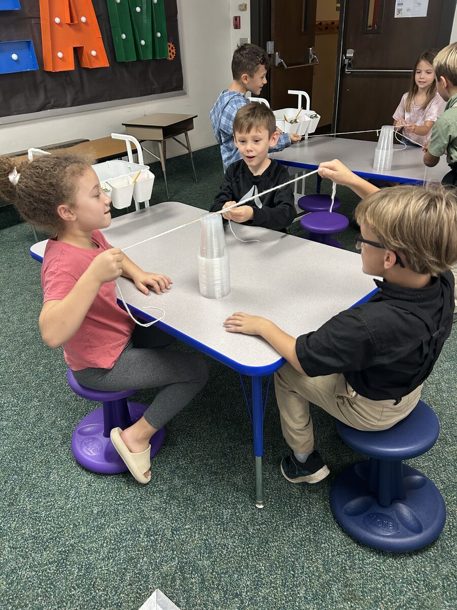Second grade teamwork