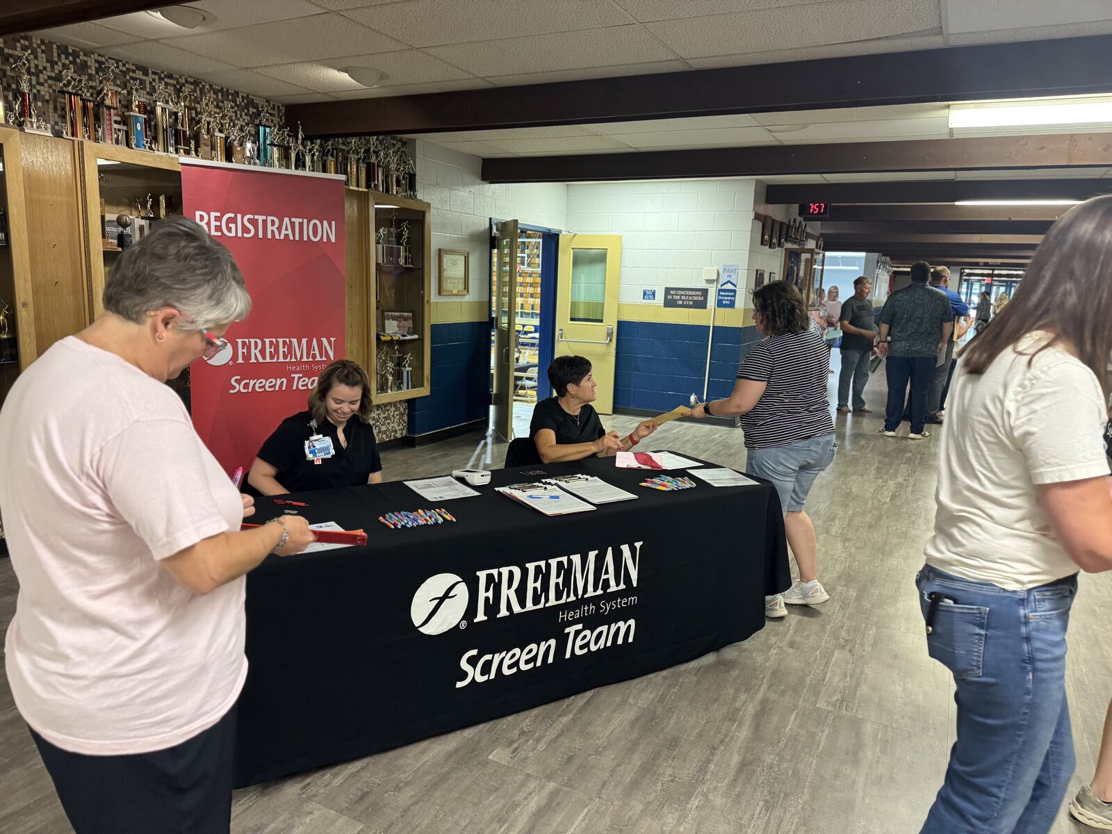 USD 404 Staff Health Fair today