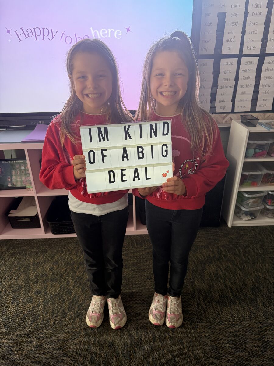 In true twin fashion, Winter & Autumn were celebrated by their teachers on the same day! We celebrated by watching “The Parent Trap” with both 2nd Grade classes.