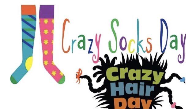 Crazy hair/sock day today!