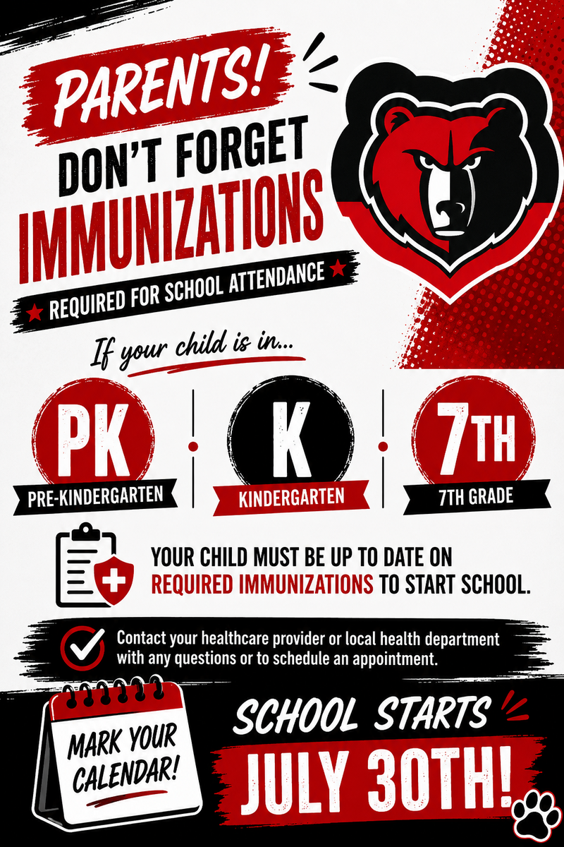 7th grade TDap immunization - mandatory