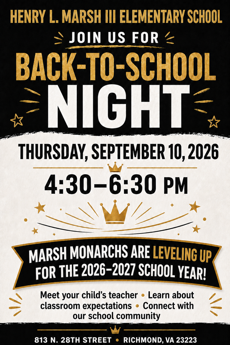Reminder- Back to School Night