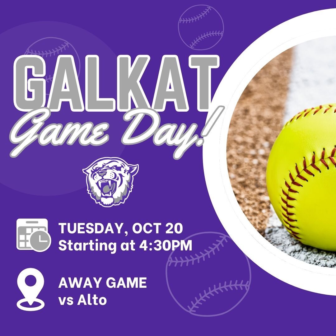 GAME DAY - Softball @ Alto & Volleyball @ Corrigan-Camden