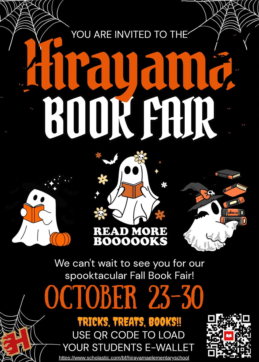 A Spooky Book Fair is heading our way!