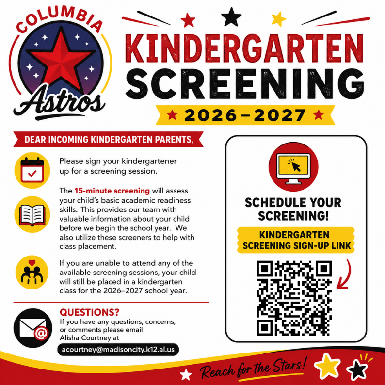 Kindergarten Screening 26-27