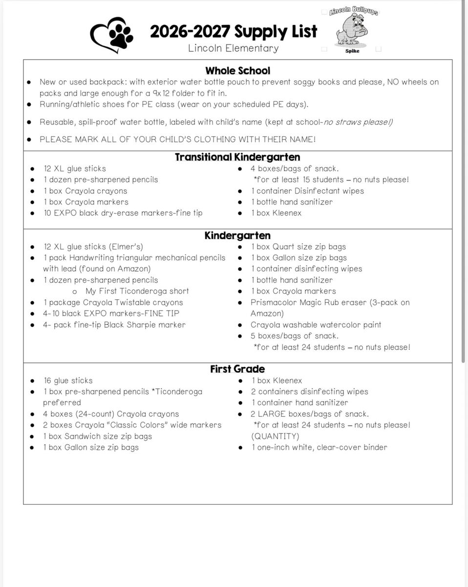 Welcome to the New School Year & Important Updates