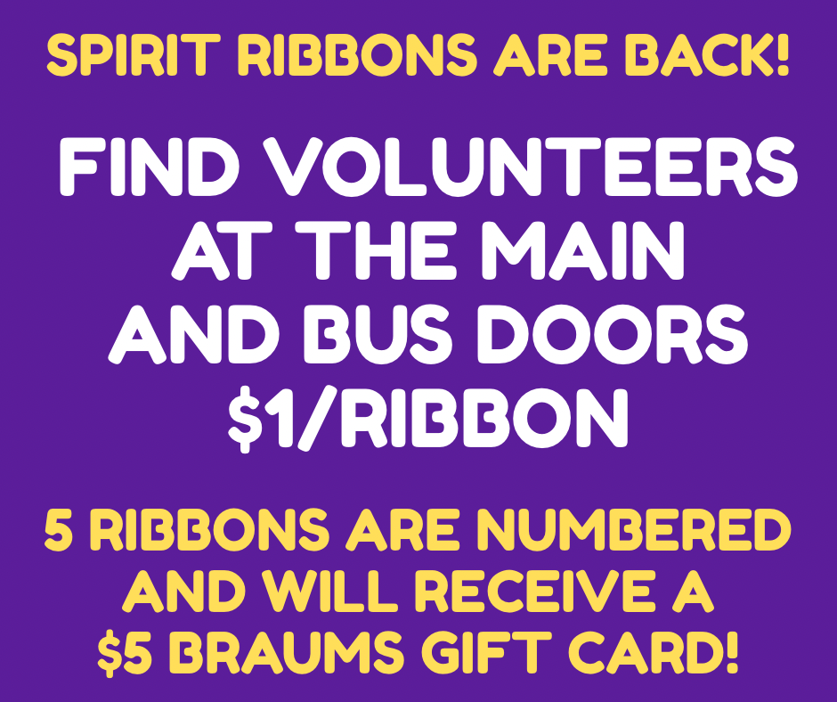 SPIRIT RIBBONS TOMORROW 🎉
