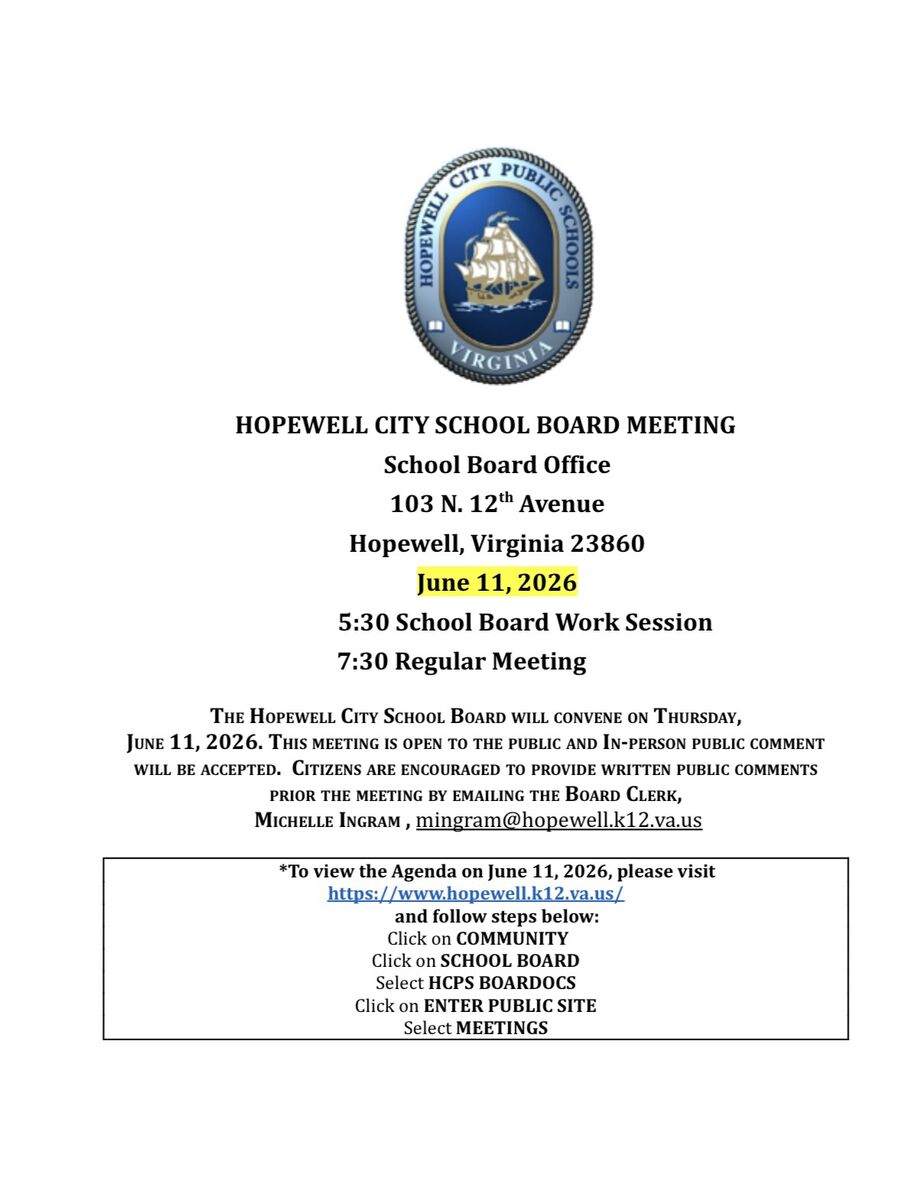 June School Board Meeting 